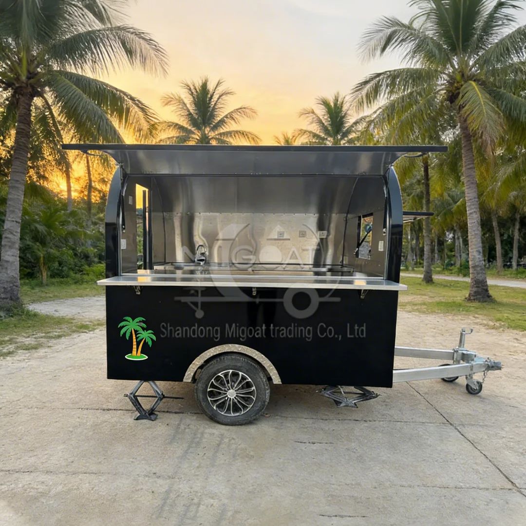 Food Snacks That Are Black - Chariot de nourriture mobile rond noir