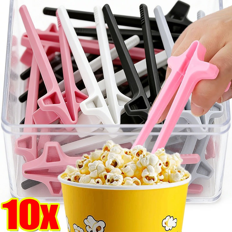 Snacks Food Video - 10/1PCS Pince à nourriture pour enfants,