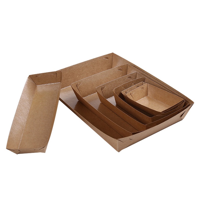 Food Snacks For Christmas - Boîte en Papier Kraft Enduit de