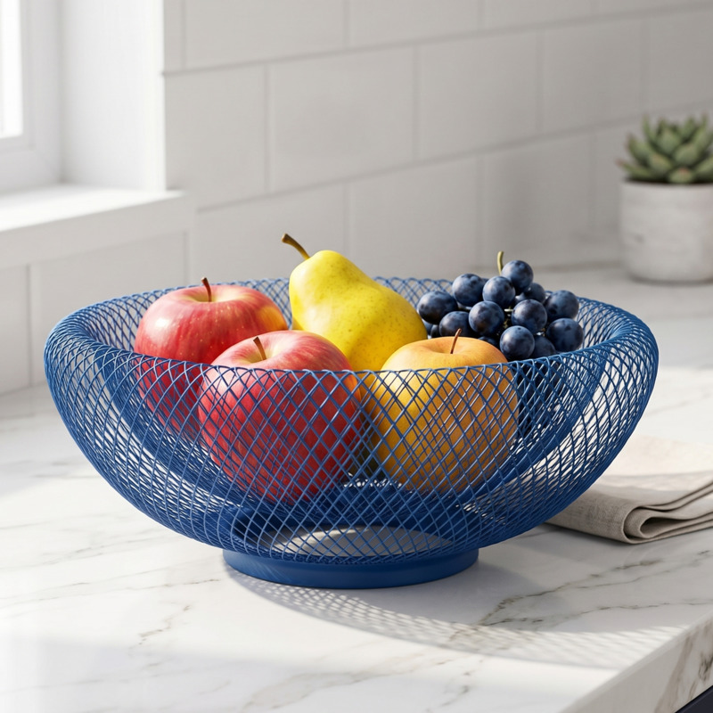 Snacks Food Gift Baskets - Corbeille à fruits en fer moderne