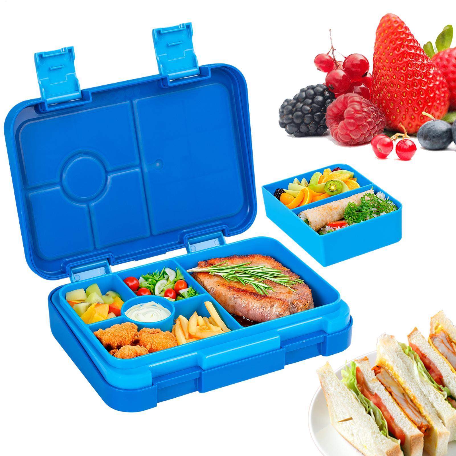 Food Snacks For School - Boîte à déjeuner Bento avec compartiments,