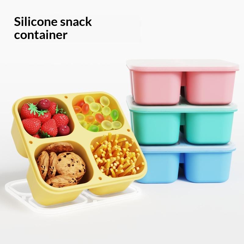 Food Snacks For School - Boîte à collation en silicone :