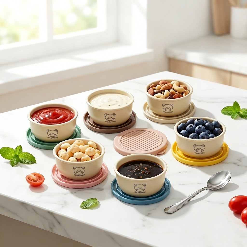 Korean Food Snacks - Conteneur de stockage de sauce d'assaisonnement