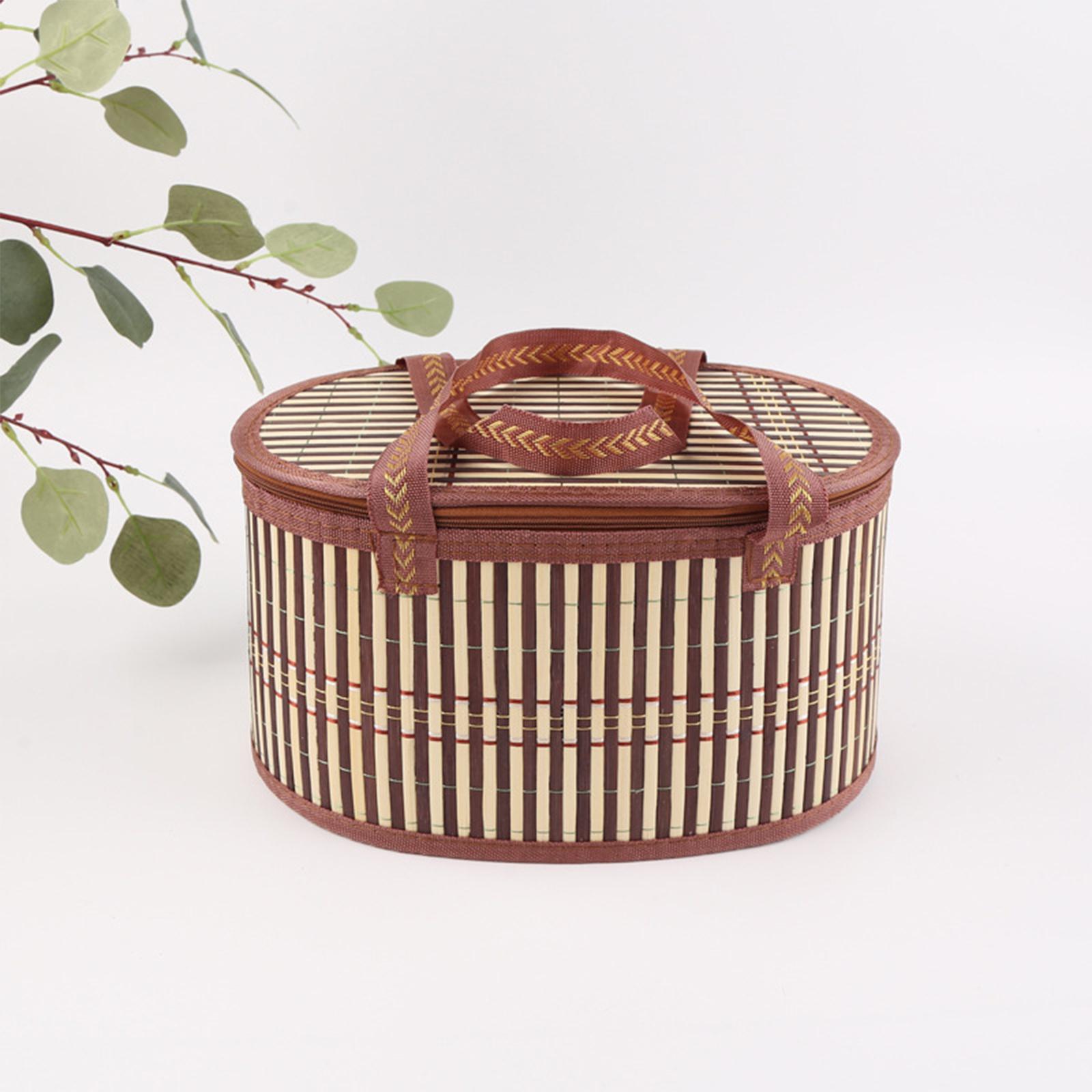 Panier en bambou pliable, cont - Snacks Food Gift Baskets avis et prix