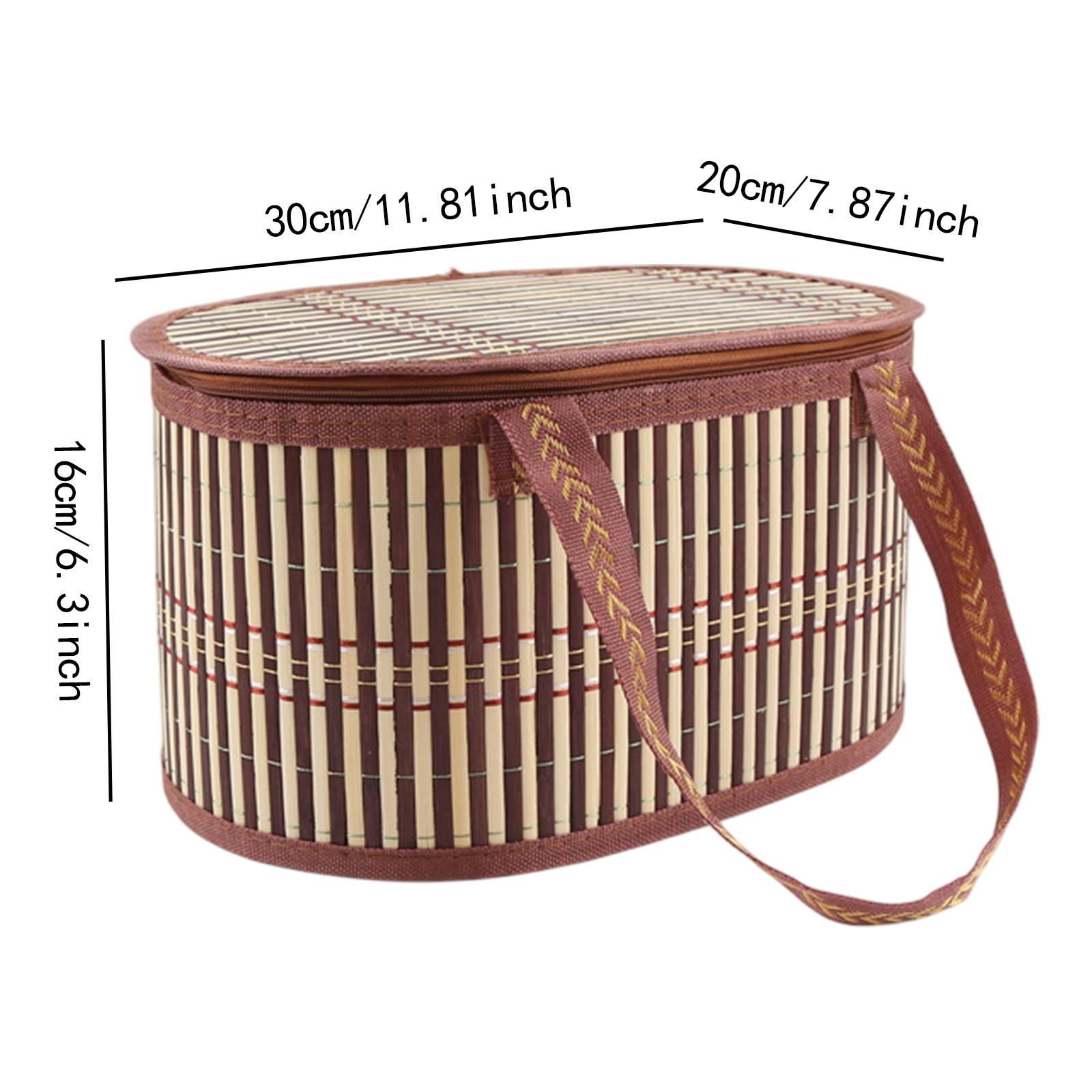 Panier en bambou pliable, cont - Snacks Food Gift Baskets avis et prix