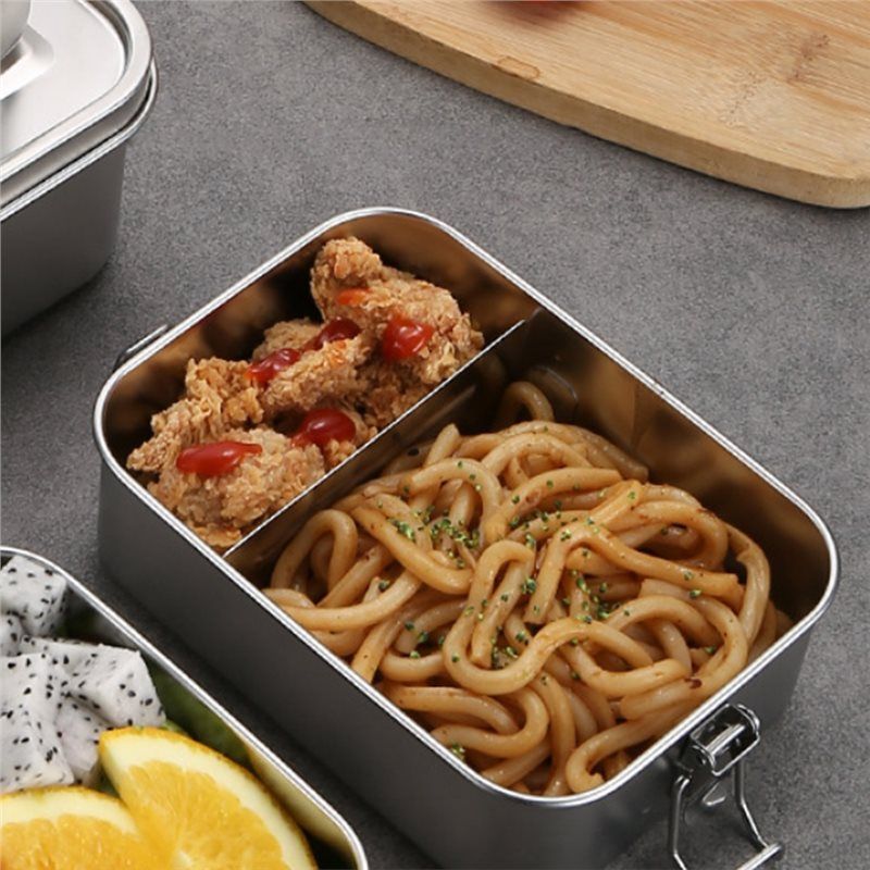 Boîte à bento en acier inoxyda - Food Snacks For School avis et prix