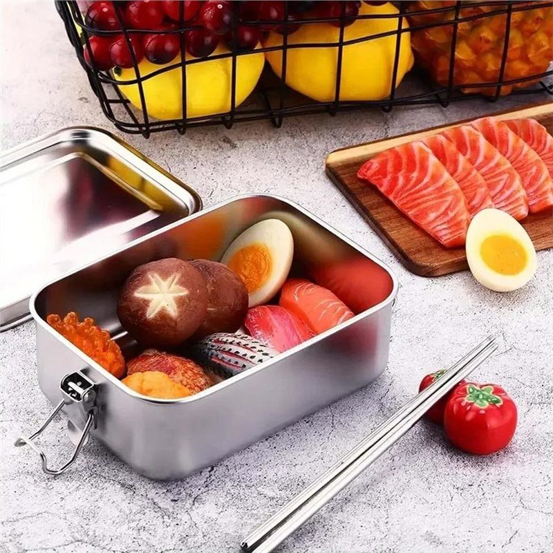 Boîte à bento en acier inoxyda - Food Snacks For School avis et prix