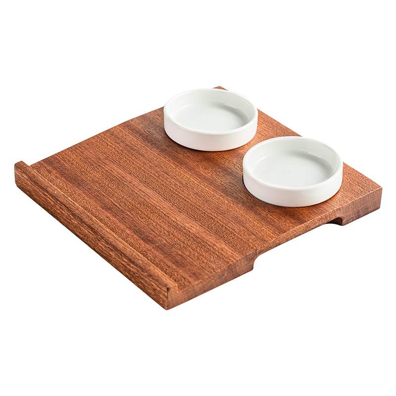 Plateau en bois de gâteau de r - Korean Food Snacks avis et prix