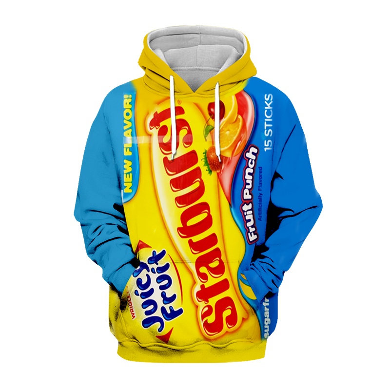 Sweats à capuche 3D Candy Snac - Food Snacks Brands avis et prix