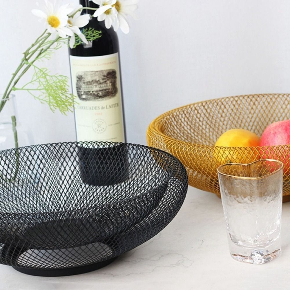 Panier à fruits en fer forgé n - Food Snacks That Are Black avis et prix