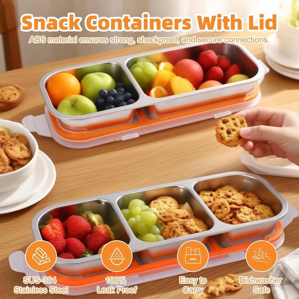 Boîtes à collation en acier in - Food Snacks For School avis et prix