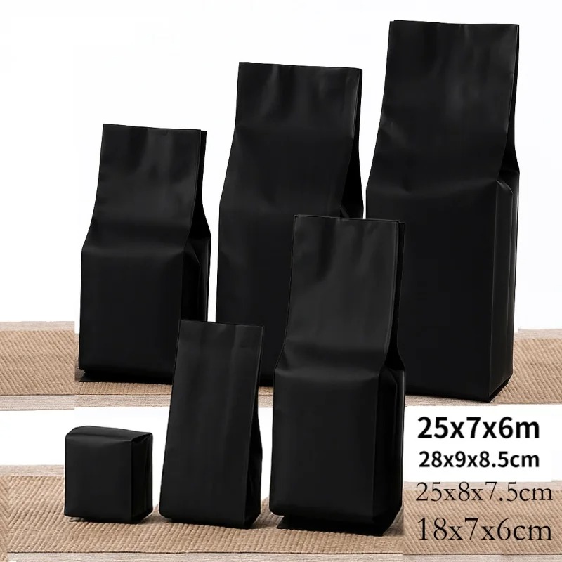 100 Sachets en aluminium noir  - Food Snacks That Are Black avis et prix
