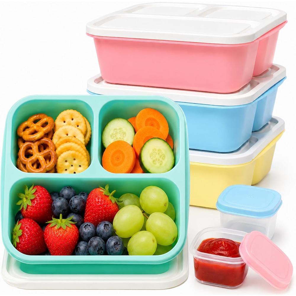 Boîte à bento à 3 compartiment - Food Snacks For School avis et prix