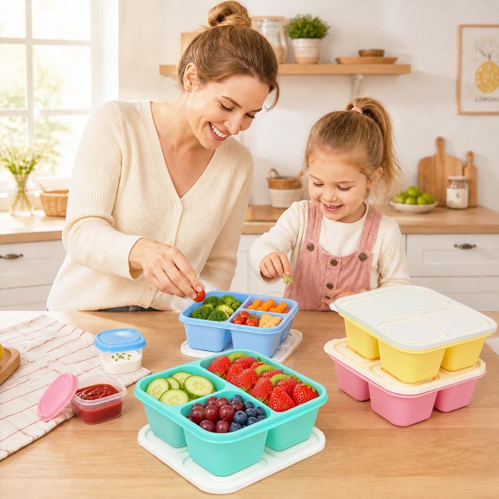 Boîte à bento à 3 compartiment - Food Snacks For School avis et prix