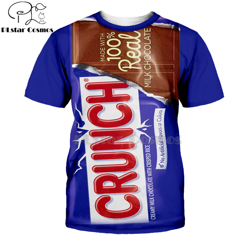 T-shirt à manches courtes pour - Food Snacks Brands avis et prix