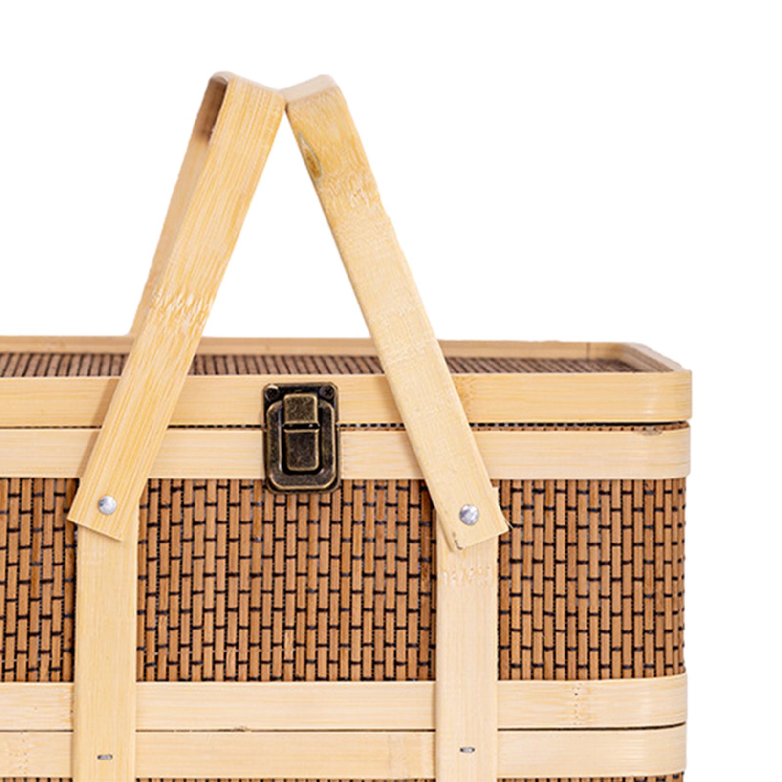 Panier de pique-nique tissé, p - Snacks Food Gift Baskets avis et prix