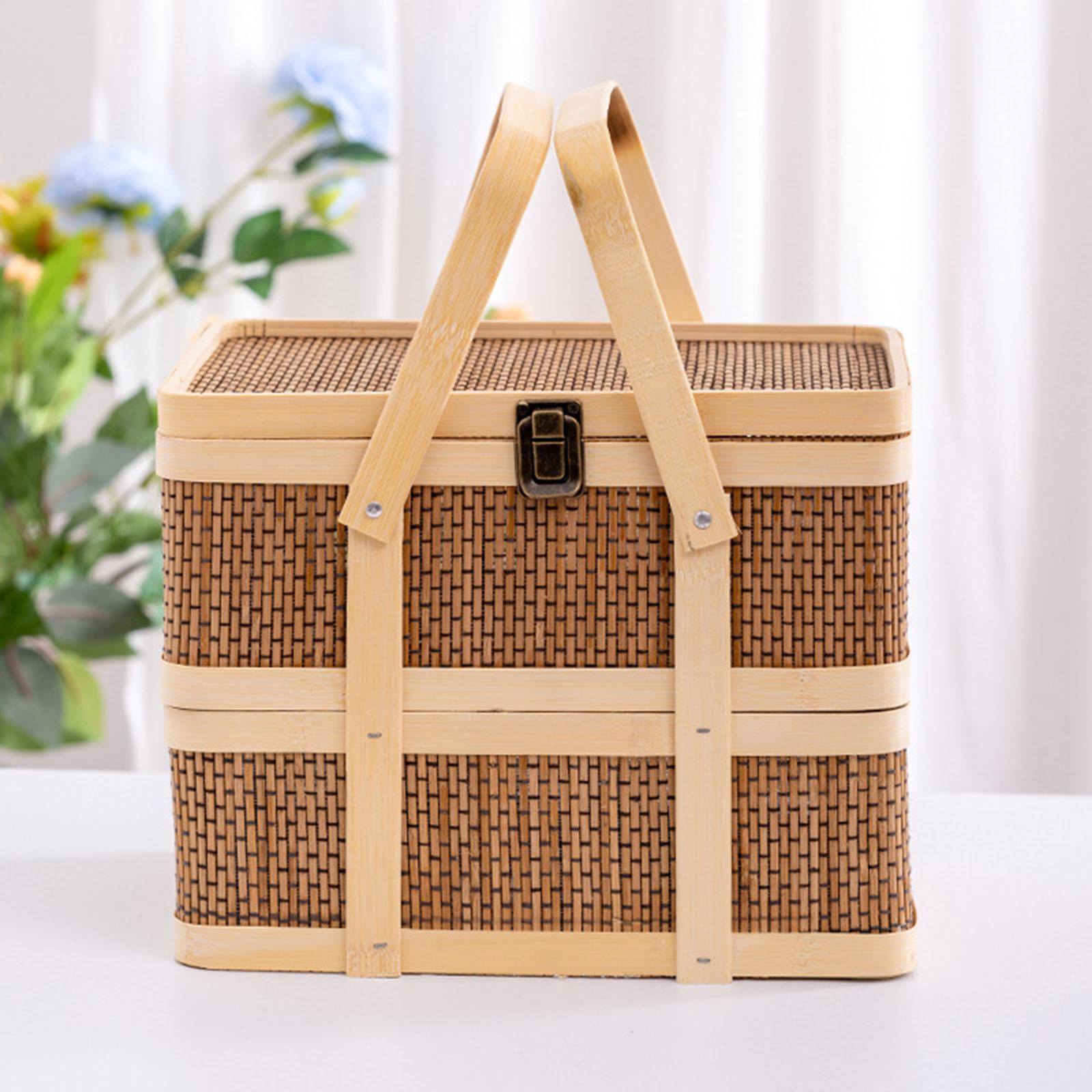 Panier de pique-nique tissé, p - Snacks Food Gift Baskets avis et prix