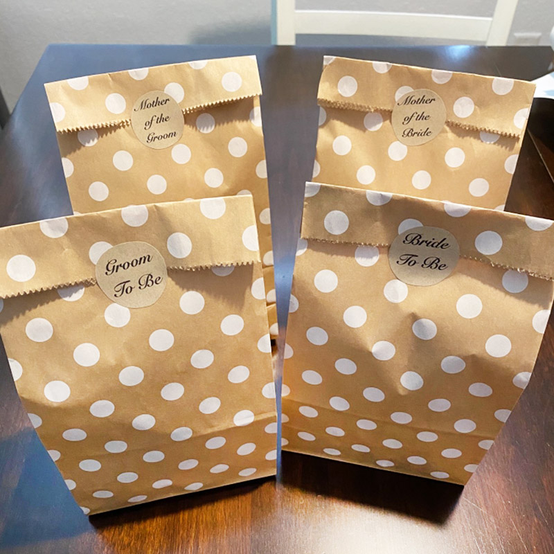 Sacs cadeaux en papier kraft b - Food Snacks For Christmas avis et prix