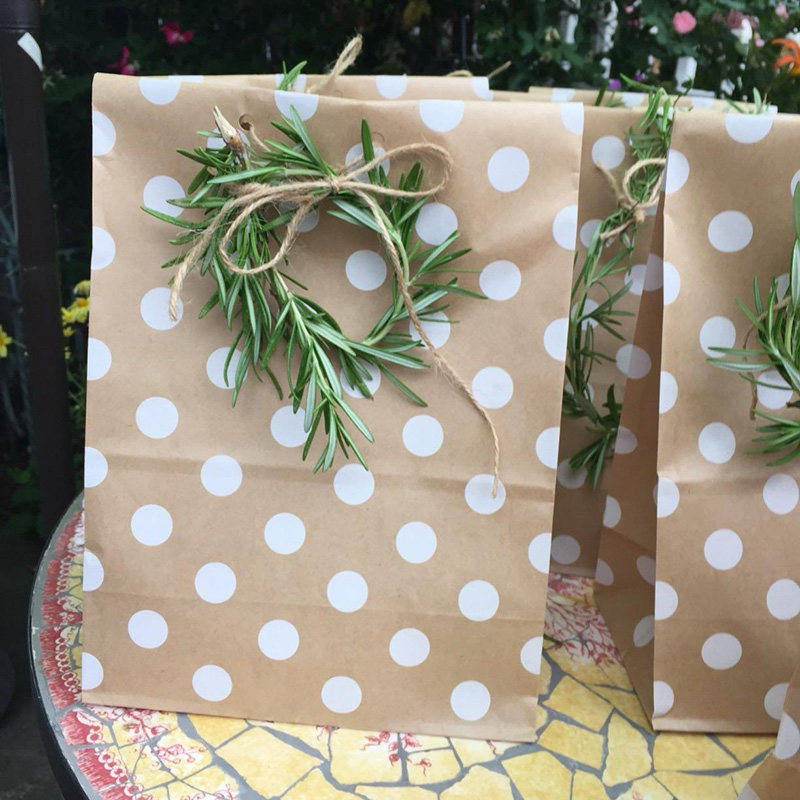 Sacs cadeaux en papier kraft b - Food Snacks For Christmas avis et prix