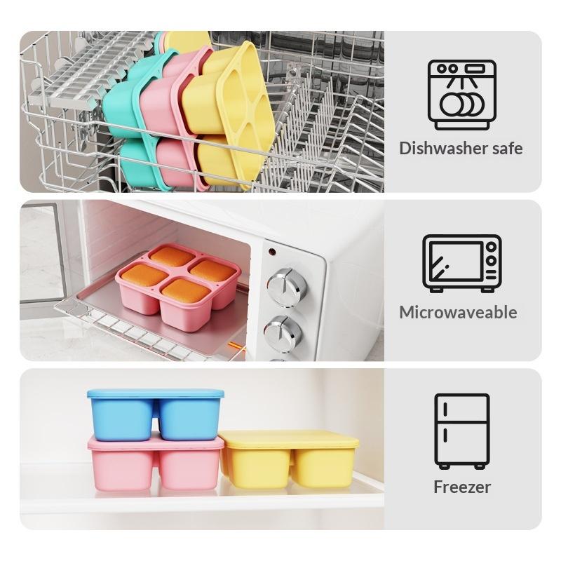 Boîte à goûter en silicone de  - Food Snacks For School avis et prix