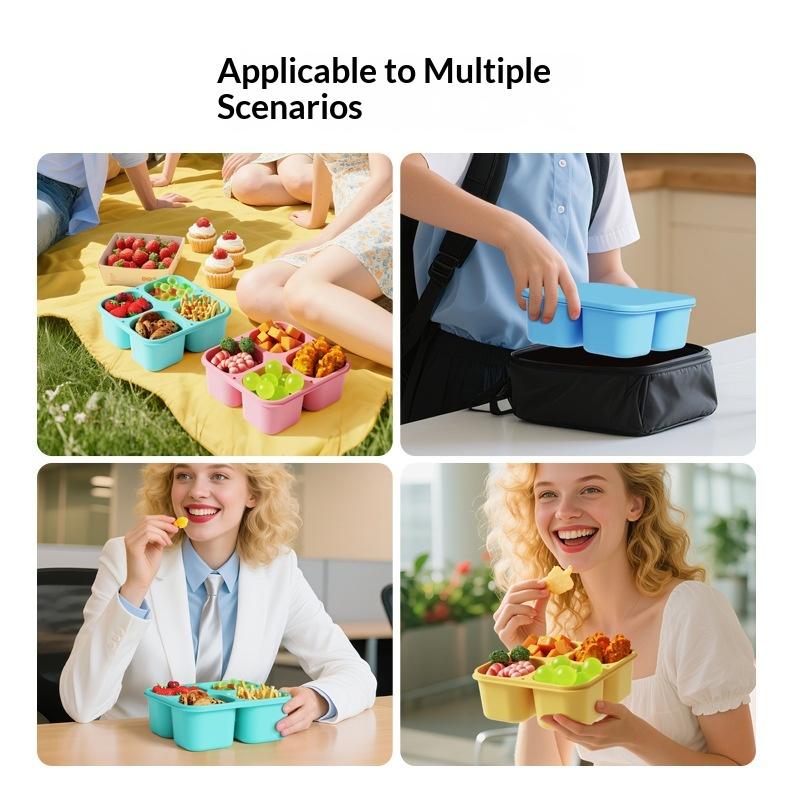 Boîte à collation en silicone  - Food Snacks For School avis et prix