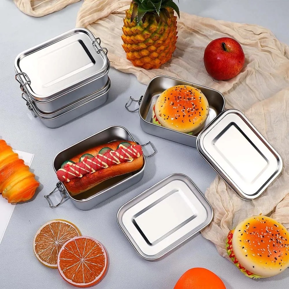 Boîte à Bento en acier inoxyda - Food Snacks For School avis et prix
